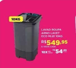 DB Supermercados Lavad roupa arno lavet eco ml81 10kg oferta