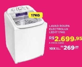 DB Supermercados Lavad roupa electrolux led17 17kg oferta