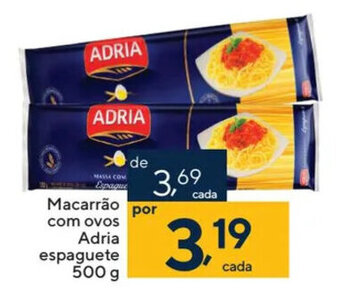 Macarrão com ovos Adria espaguete 500 g
