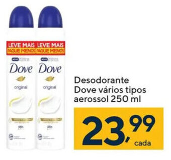 Coop Desodorante Dove vários tipos aerossol 250 ml oferta