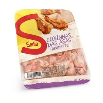 X Supermercados Coxinha da asa de frango sadia congelada 1kg oferta