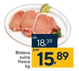Coop Bisteca suína fresca kg oferta