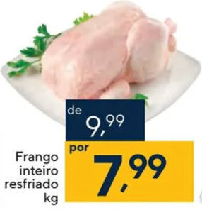Coop Frango inteiro resfriado kg oferta