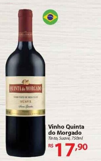 Vinho Quinta do Morgado Tinto, Suave, 750ml