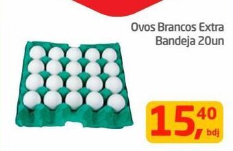 Tenda Atacado Ovos brancos extra bandeja 20un oferta