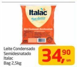 Tenda Atacado Leite condensado semidesnatado italac bag 2,5kg oferta