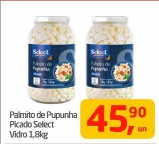 Tenda Atacado Palmito de pupunha picado select vidro 1,8kg oferta