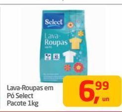 Tenda Atacado Lava-roupas em pó select pacote 1kg oferta