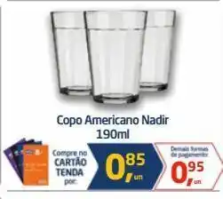 Copo americano nadir 190ml