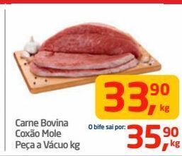 Tenda Atacado Carne bovina coxão mole peça a vácuo kg oferta