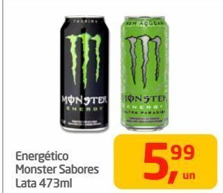 Tenda Atacado Energético monster sabores lata 473ml oferta
