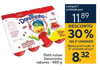 Petit suisse Danoninho sabores-480 g