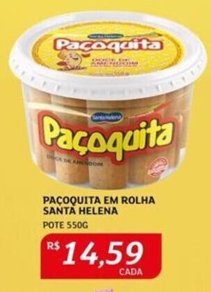 Assaí Atacadista PAÇOQUITA EM ROLHA SANTA HELENA POTE 550G oferta