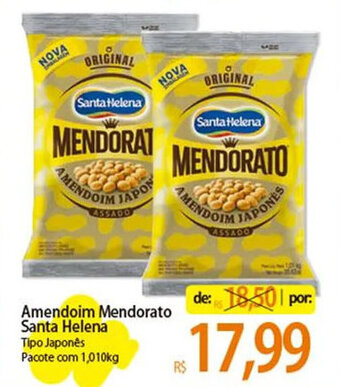 Atacadão Amendoim Mendorato Santa Helena Tipo Japonês Pacote com 1,010kg oferta