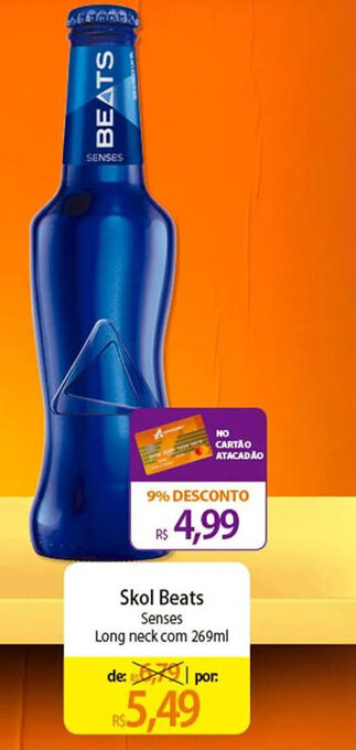 Skol Beats Senses Long neck com 269ml