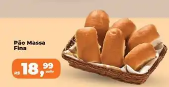 Supermercados Mateus Pão Massa Fina oferta