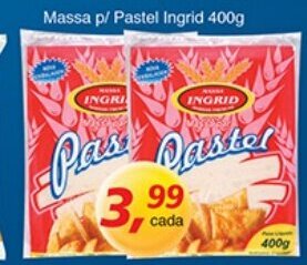 Supermercados Guanabara Massa p/ Pastel Ingrid 400g oferta