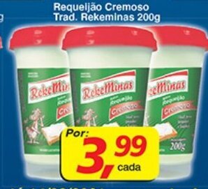 Supermercados Guanabara Requeijao Cremoso Trad. Rekeminas 200g oferta