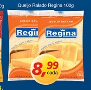 Queijo Ralado Regina 100g