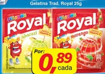 Supermercados Guanabara Gelatina Trad. Royal 25g oferta