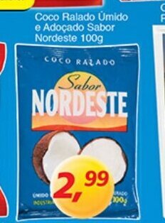 Supermercados Guanabara Coco Ralado Umido e Adocado Sabor Nordeste 100g oferta