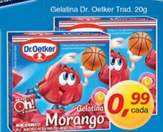 Supermercados Guanabara Gelatina Dr. Oetker Trad. 20g oferta