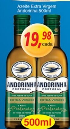 Supermercados Guanabara Azeite Extra Virgem Andorinha 500ml oferta