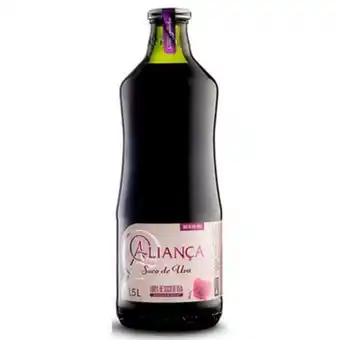 Suco de uva aliança tinto integral1.5l