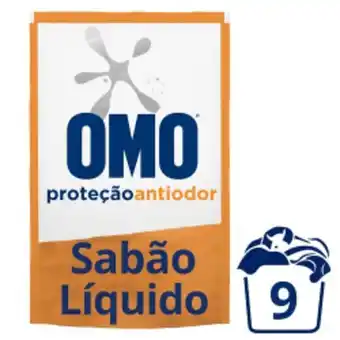 Sabão liquido refil omo proteção antiodor 900ml
