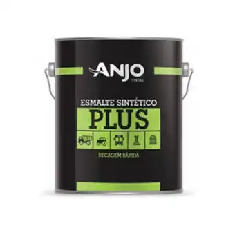 Tinta esmalte sintetico plus automotivo anjo 3600l branco puro