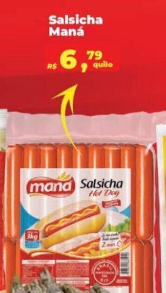 Supermercados Mateus Salsicha Maná oferta