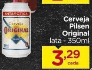 Carrefour Cerveja Pilsen Original lata - 350ml oferta