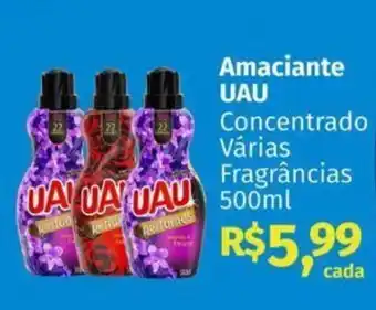 Amaciante UAU Concentrado 500ml