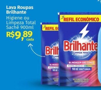 Supermercados Mateus Lava Roupas Brilhante Higiene ou Limpeza Total Sachê 900ml oferta