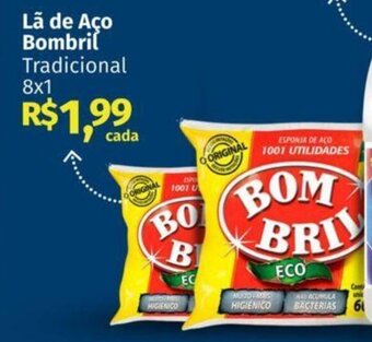 Supermercados Mateus Lã de Aço Bombril Tradicional 8x1 oferta