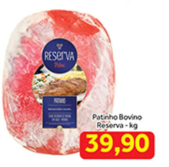 Shibata Supermercados Patinho Bovino Reserva-kg oferta