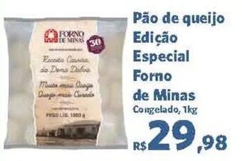 Sam's Club Pão de queijo Edição Especial Forno de Minas Congelado, 1kg oferta
