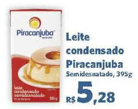 Sam's Club Leite condensado Piracanjuba Semidesnatado, 395g oferta