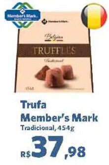 Sam's Club Trufa Member's Mark Tradicional, 454g oferta