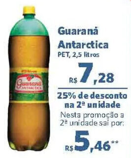 Sam's Club Guaraná Antarctica PET, 2,5 litros oferta