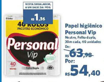 Sam's Club Papel higiênico Personal Vip oferta