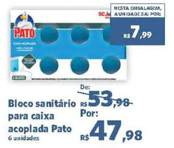 Sam's Club Bloco sanitário para caixa acoplada Pato 6 unidades oferta