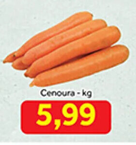 Shibata Supermercados Cenoura-kg oferta