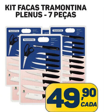 KIT FACAS TRAMONTINA PLENUS-7 PEÇAS