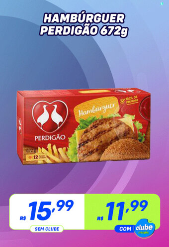 Prezunic HAMBÚRGUER PERDIGÃO 672g oferta