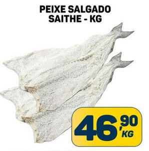 Dom Atacadista PEIXE SALGADO SAITHE - KG oferta