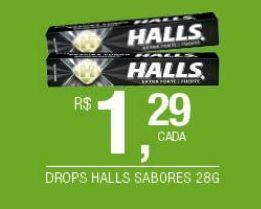 DB Supermercados Drops halls sabores 28g oferta