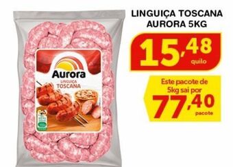 Roldão Linguiça toscana aurora 5kg oferta