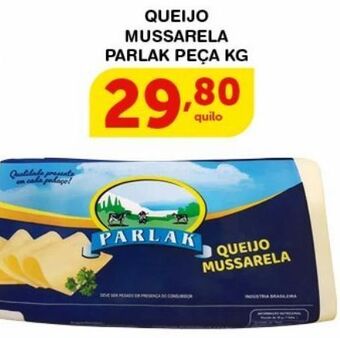 Roldão Queijo mussarela parlak peça kg oferta
