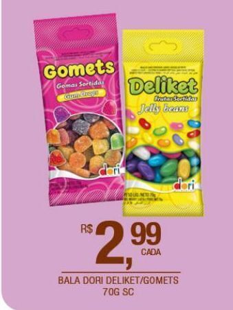 DB Supermercados Bala dori 70g oferta